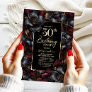 Search for 30 years old invitations Black