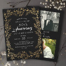 Search for gold leaf invitations Vintage