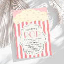 Search for pink popcorn invitations Ready to pop