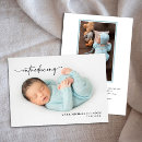 Search for new baby personal stationery Blue