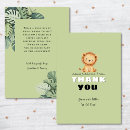 Search for boys 1st birthday thank you cards Zoo animals