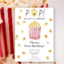 Search for pop on over birthday invitations Watercolor