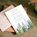 Search for green and white rehearsal dinner invitations Rustic