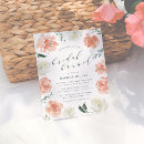Search for watercolor bridal shower invitations Typography