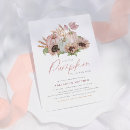 Search for pumpkins and sunflowers invitations A little pumpkin