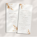 Search for fall wedding programs Orange