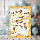 Search for banana birthday invitations Boy