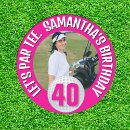 Search for lady golf stickers Pink