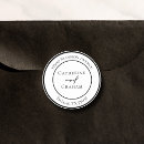 Search for return address round wedding stickers Minimalist