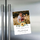 Search for sunflower save the date magnets Modern