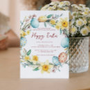 Search for decorative eggs invitations Watercolor
