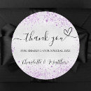 Search for silver and purple wedding stickers Heart