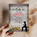 Search for fishing party invitations Wood