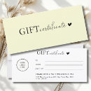 Search for business gift certificates Modern