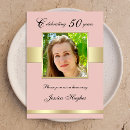 Search for rose gold 50th birthday invitations Fiftieth