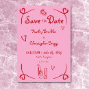 Search for quirky wedding save the dates Retro