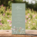 Search for boho wedding menus Modern
