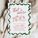 Search for italian bridal shower invitations Love and pizza