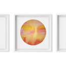 Search for orange and yellow abstract art Watercolor