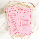 Search for wedding programs Pink