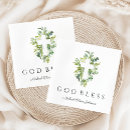 Search for god bless napkins Elegant