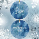 Search for let it snow christmas tree decorations Blue