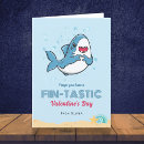 Search for shark valentines day cards Boys