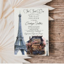 Search for parisian bridal shower invitations She said oui