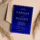 Search for sapphire wedding invitations Jewel tone