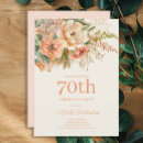 Search for autumn 70th birthday invitations Elegant