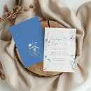 Search for spring shower wedding invitations Dusty blue