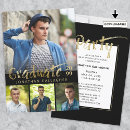 Search for metallic graduation invitations Graduate