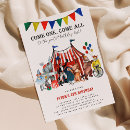 Search for vintage carnival invitations Come one come all