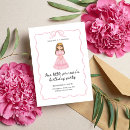 Search for our little princess birthday invitations Girl