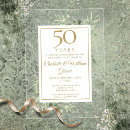 Search for 50th square square wedding anniversary invitations Vow renewal