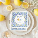 Search for mediterranean napkins Lemon citrus