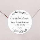 Search for return address wedding stickers Couple