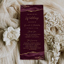 Search for red and gold wedding programmes Elegant