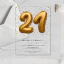 Search for turning 21 invitations Modern