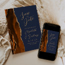 Search for orange blue save the dates Elegant