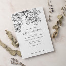 Search for anemone wedding invitations Modern