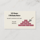 Search for bricklaying business cards Masonry