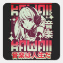 Search for anime girl stickers Music