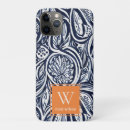 Search for orange and navy iphone cases Botanical
