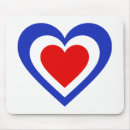 Search for flag heart mouse mats White