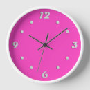 Search for neon clock clocks Bright pink