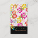 Search for hibiscus flower business cards Blue