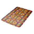 Search for bright colours bath mats Flowers