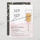 Search for sip sip hooray bridal shower invitations Gold