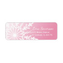 Search for snow flake return address labels Simple